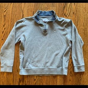 Southern Tide men’s quarter zip pullover - gray